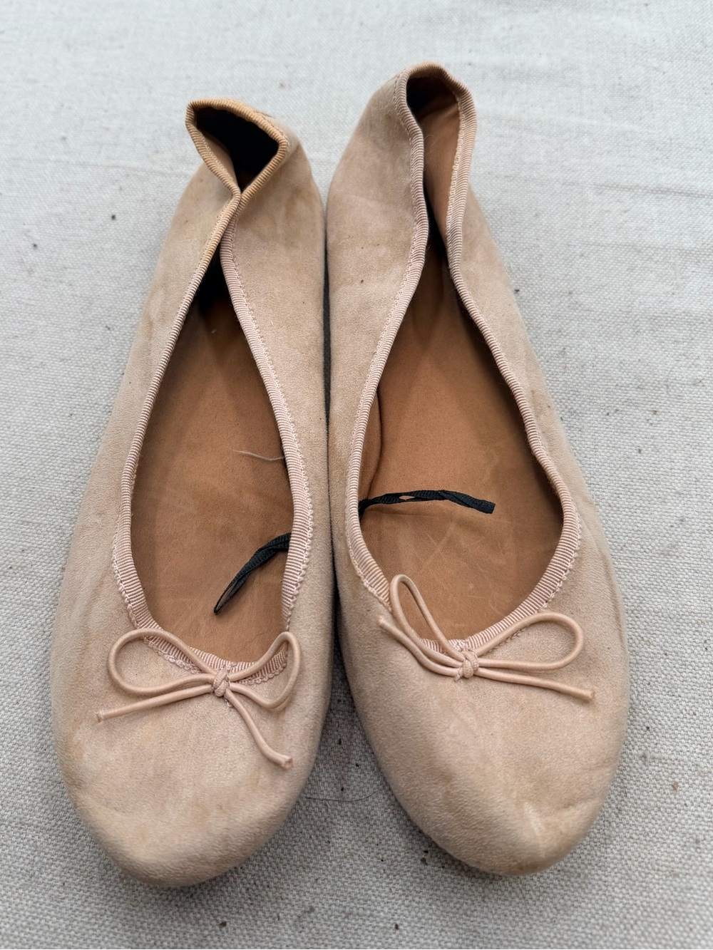 H&M Nude Ballet Flats with Bow